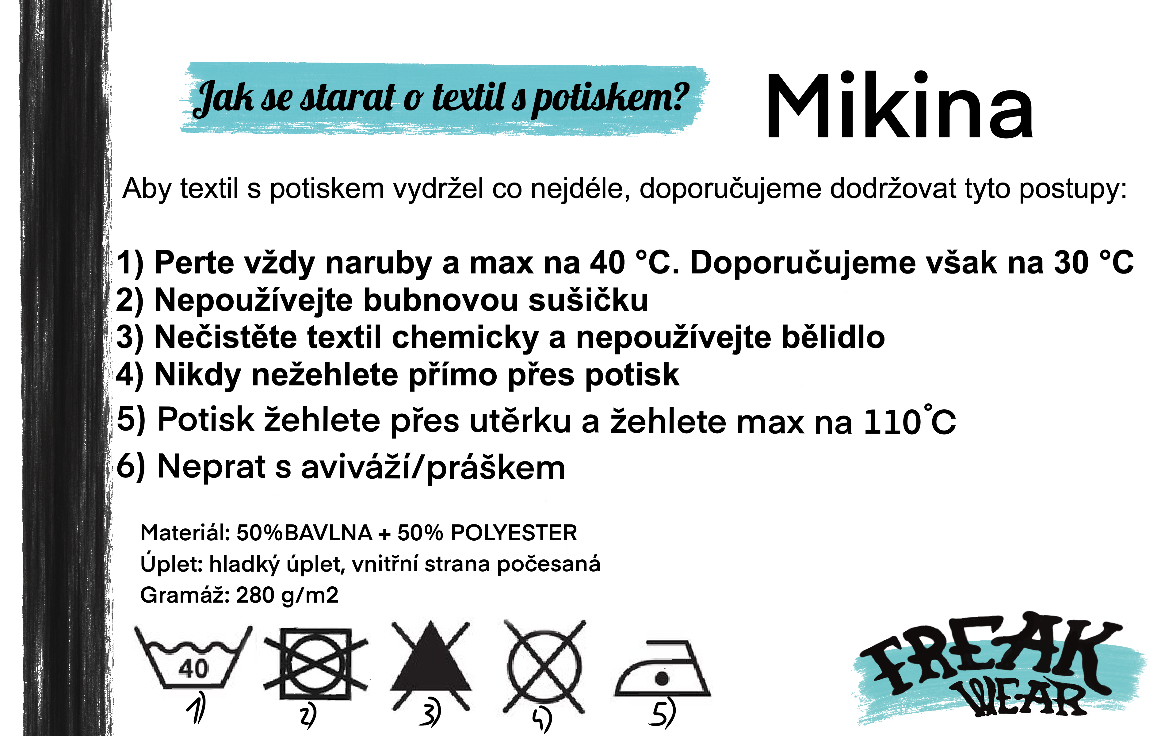 Mikina s kapucí UNISEX inhale 1 bílá