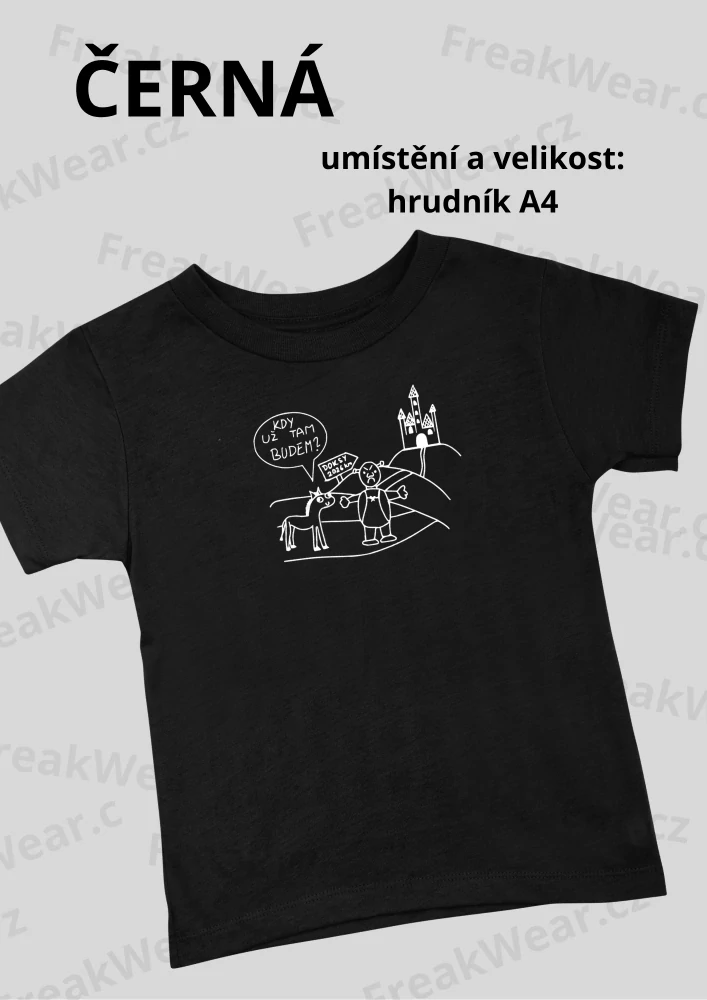 Tričko ND3JE98 – ČERNÉ (A4)