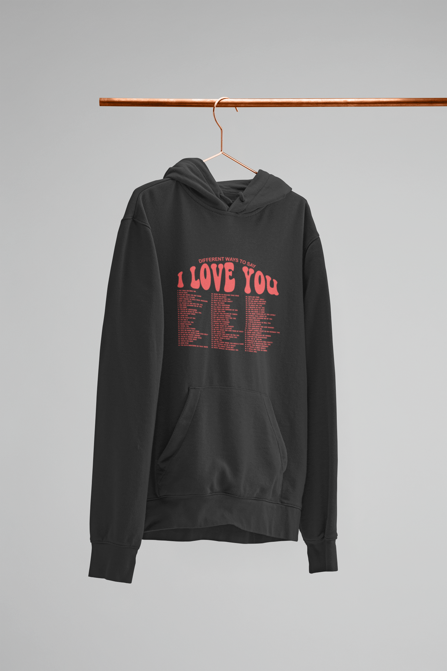 Mikina s kapucí UNISEX love  