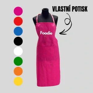 Kuchyňská zástěra s vlastním textem / potiskem 