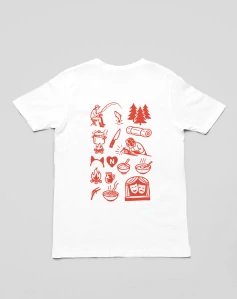 Tričko s vlastním potiskem ELEMENTY a3 bílé