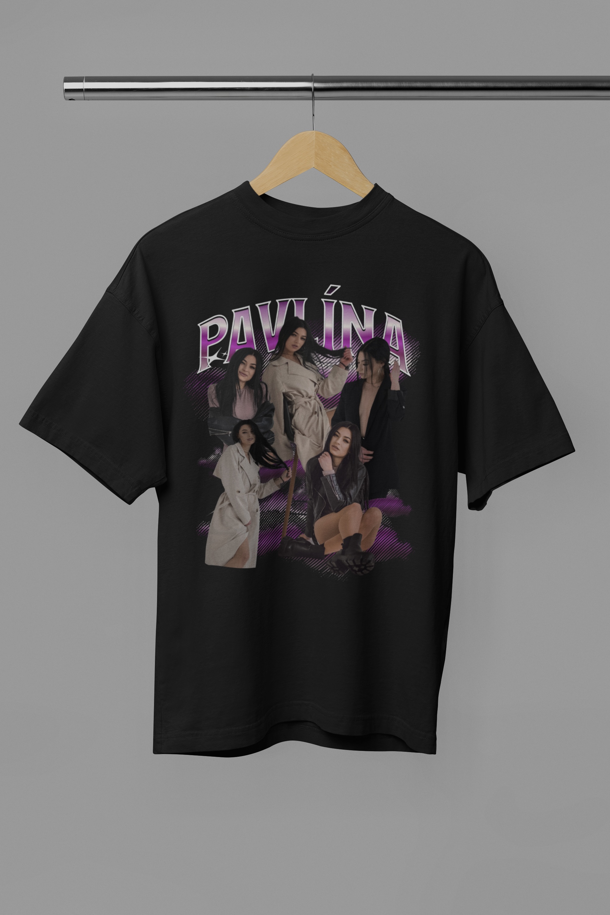 Tričko Celebrita Blesk s vlastní fotografií full size