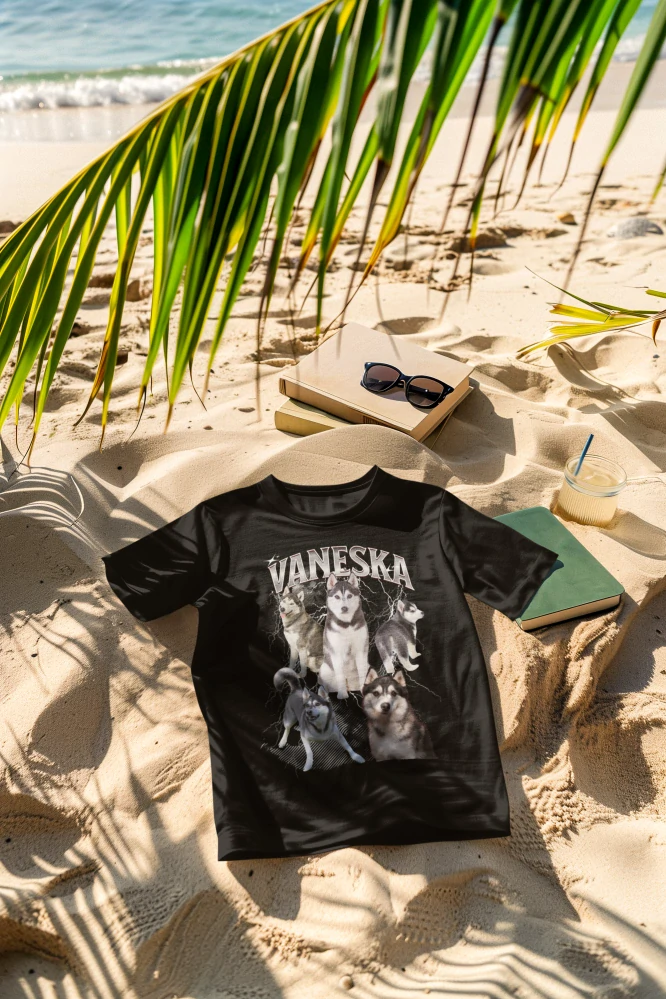 Tričko Celebrita Blesk s vlastní fotografií full size